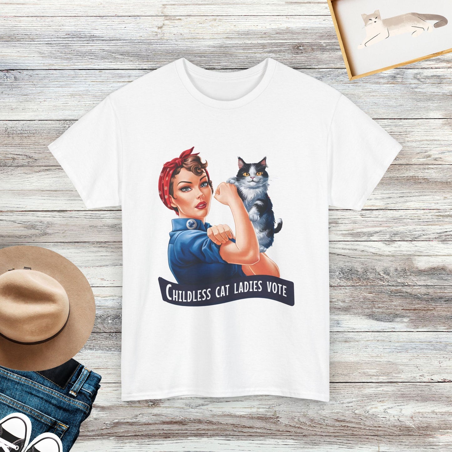 Childless Cat Ladies Vote T-Shirt, Cat Lover Shirt