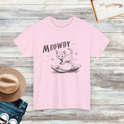 Meowdy Cute Kitten Cat Shirt, Cowboy Cat Shirt, Gift For Cat Lover