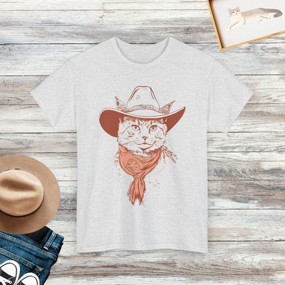 Cowboy Cat Shirt, Funny Cat T-shirt, Gift For Cat Lover