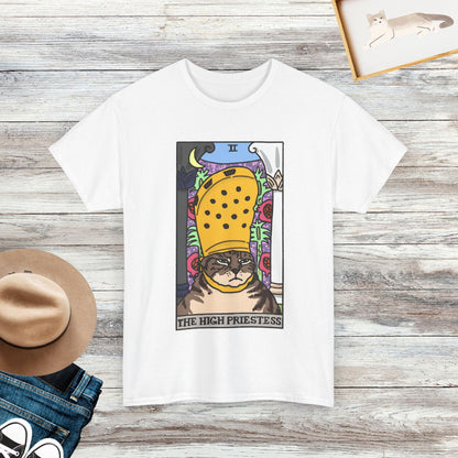 The High Priestess Cat Shirt, Tarot Card Shirt, Cat Meme Shirt, Gift For Cat Lovers