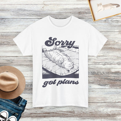 Sorry Got Plans Shirt, Cat Shirt, Funny Cat Shirt, Gift For Cat Lover