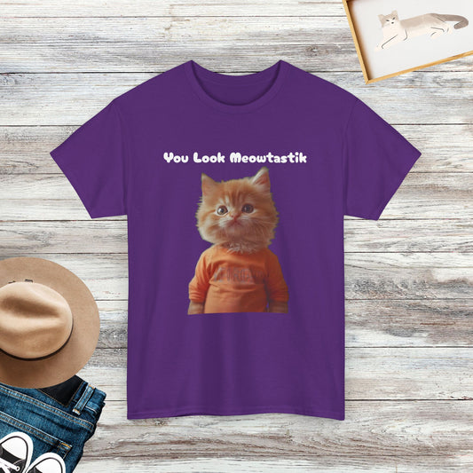 You Look Meowtastik Funny Cat T-Shirt, Cute Shirt For Cat Lovers