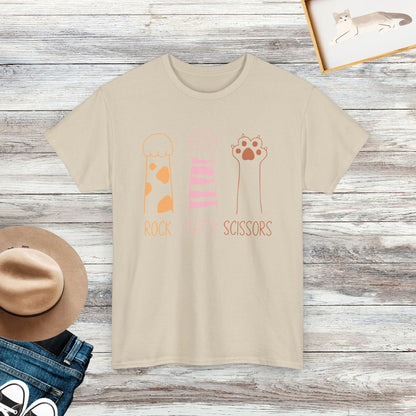 Rock Paper Scissors Shirt, Cat Lover Shirt