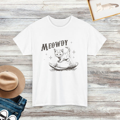 Meowdy Cute Kitten Cat Shirt, Cowboy Cat Shirt, Gift For Cat Lover