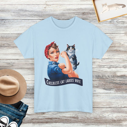 Childless Cat Ladies Vote T-Shirt, Cat Lover Shirt