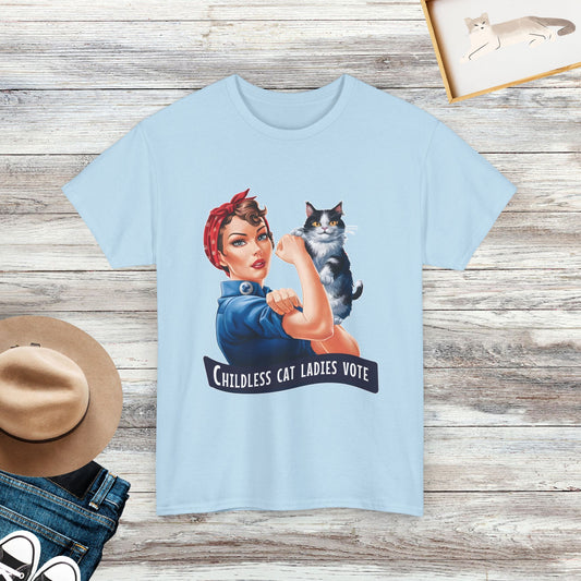 Childless Cat Ladies Vote T-Shirt, Cat Lover Shirt