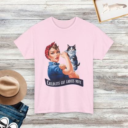 Childless Cat Ladies Vote T-Shirt, Cat Lover Shirt