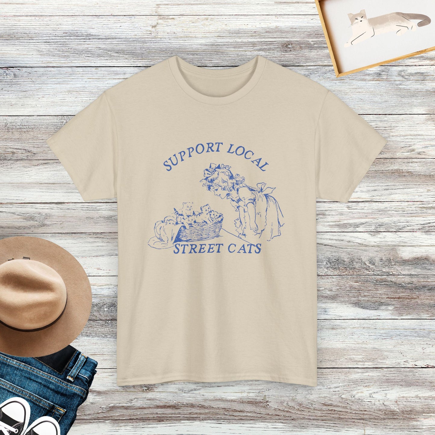 Support Local Street Cats Shirt, Funny Cat Shirt, Gift For Cat Owners