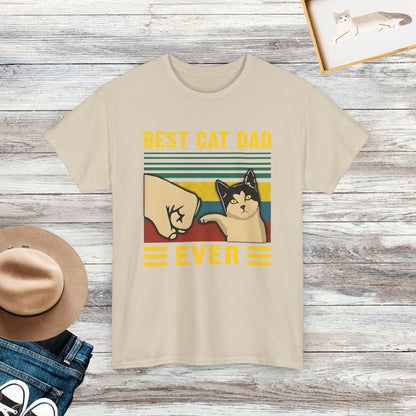 Best Cat Dad Ever T-Shirt, Funny Cat Lover Shirt, Gift For Cat Dad