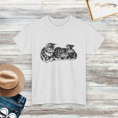 Vintage Kitty Cats T-Shirt, Baby Cat Retro Shirt, Gift For Cat Lovers