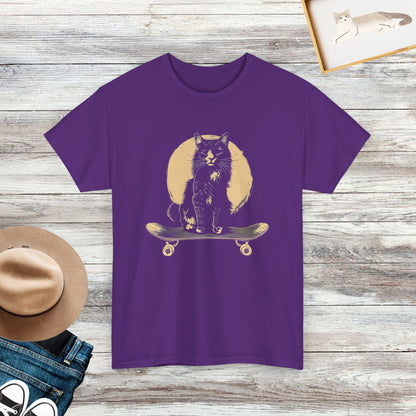 Skateboard Cat Shirt, Cool Cat Shirt, Cat Lover Gift