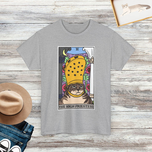 The High Priestess Cat Shirt, Tarot Card Shirt, Cat Meme Shirt, Gift For Cat Lovers