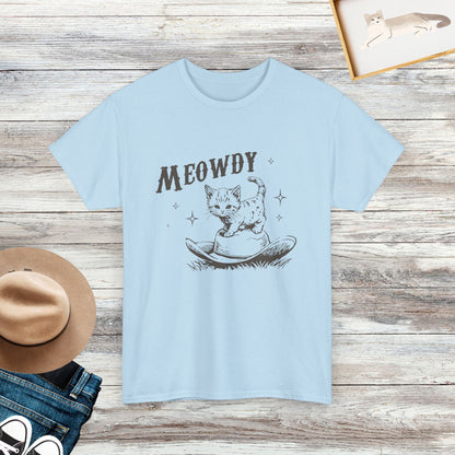 Meowdy Cute Kitten Cat Shirt, Cowboy Cat Shirt, Gift For Cat Lover