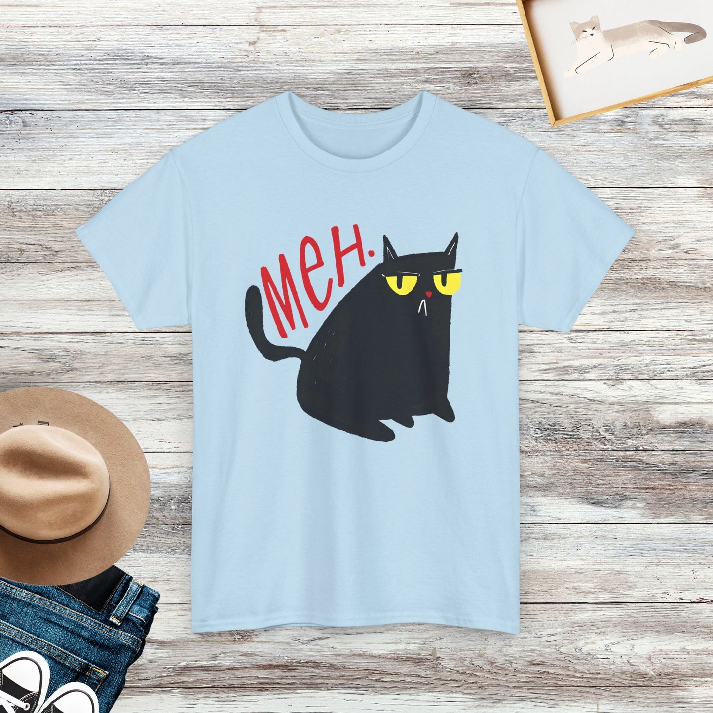 Meh Shirt, Funny Cat Shirt, Cat Lover Shirt