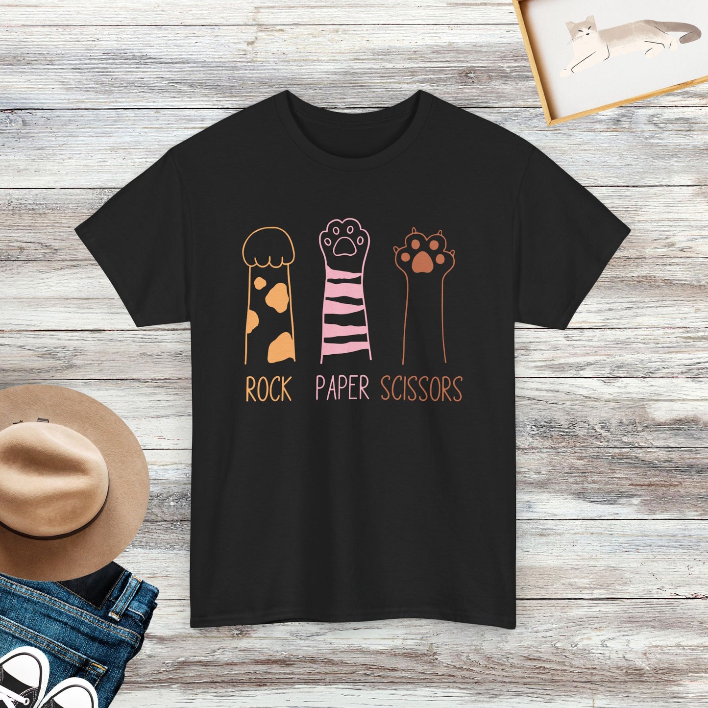 Rock Paper Scissors Shirt, Cat Lover Shirt