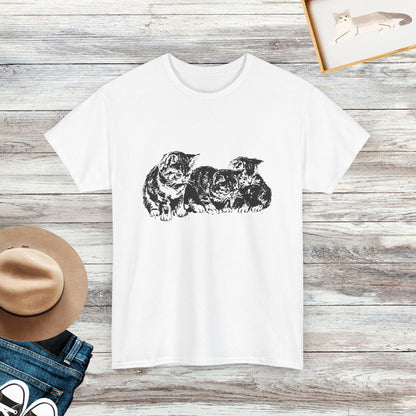 Vintage Kitty Cats T-Shirt, Baby Cat Retro Shirt, Gift For Cat Lovers