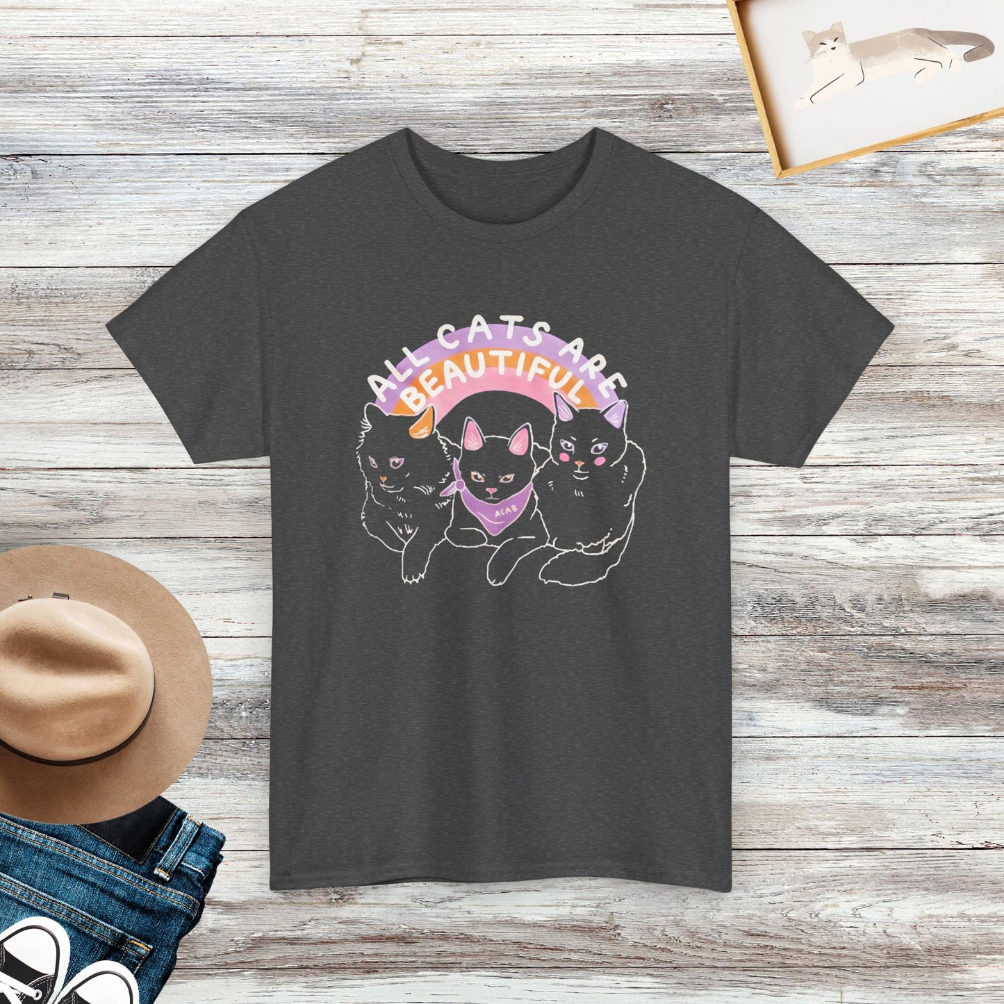 All Cats Are Beautiful Shirt, Cat Lover Shirt, Funny Cat Shirt