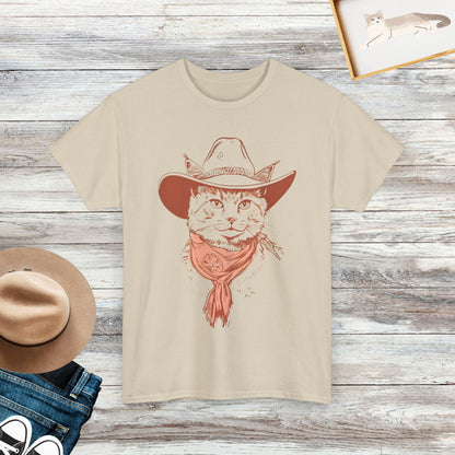 Cowboy Cat Shirt, Funny Cat T-shirt, Gift For Cat Lover