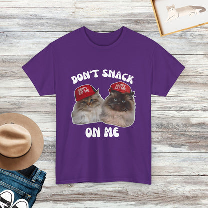 Don't Snack On Me T-Shirt, Funny Cat Lover Shirt