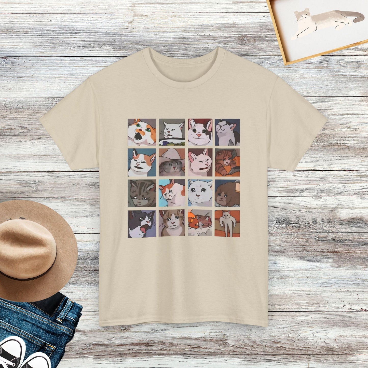 Cats Meme T-shirt, Funny Cat Shirt, Gift For Cat Lovers