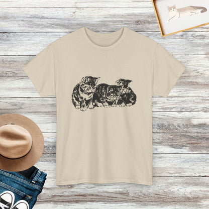 Vintage Kitty Cats T-Shirt, Baby Cat Retro Shirt, Gift For Cat Lovers