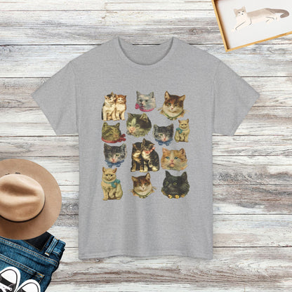 Cat Shirt, Cat Lover Gift, Vintage Cat T-Shirt