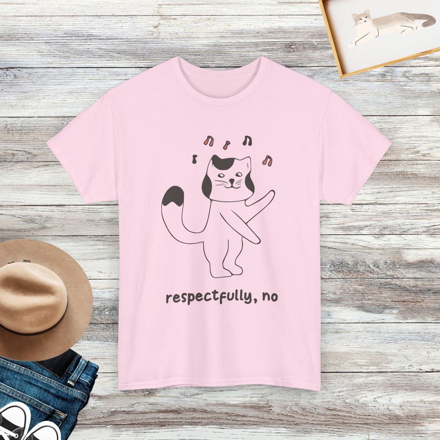 Respectfully, No Funny Cat T-shirt, Cat Lover Shirt