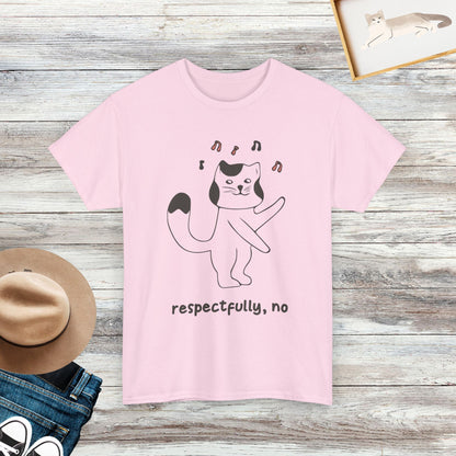 Respectfully, No Funny Cat T-shirt, Cat Lover Shirt