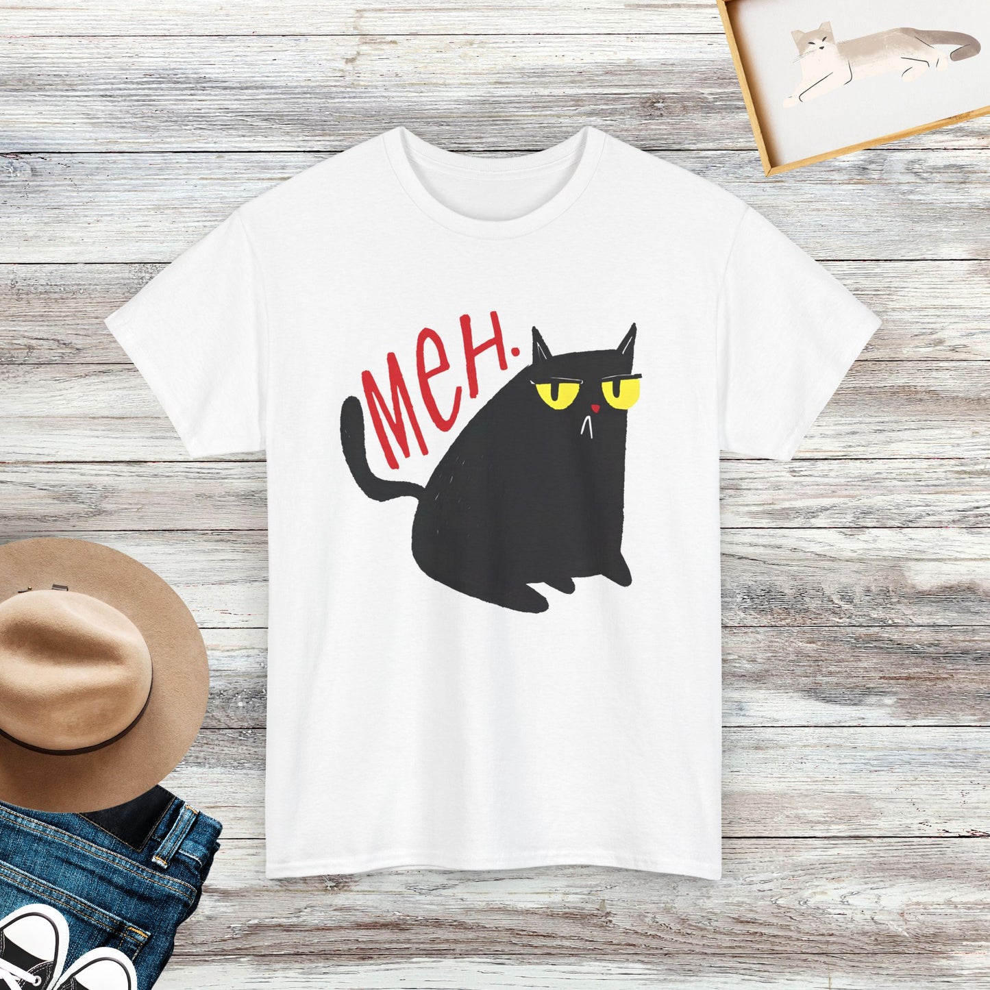 Meh Shirt, Funny Cat Shirt, Cat Lover Shirt