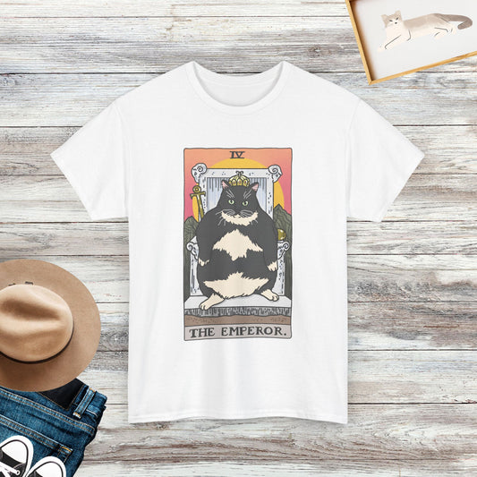 The Emperor Cat Shirt, Tarot Card Shirt, Sad Cat Meme Shirt, Gift For Cat Lovers