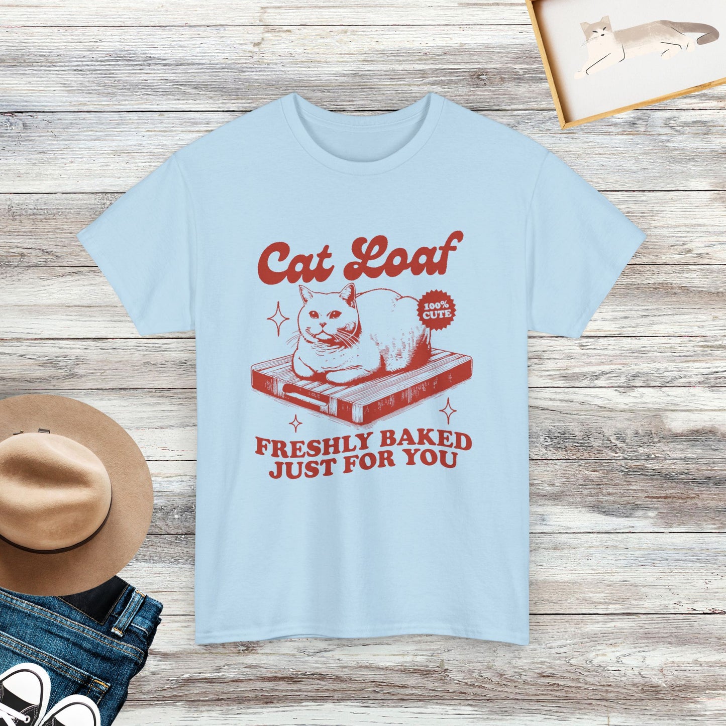 Cat Loaf T-shirt, Funny Cat Shirt, Cat Lover Gift