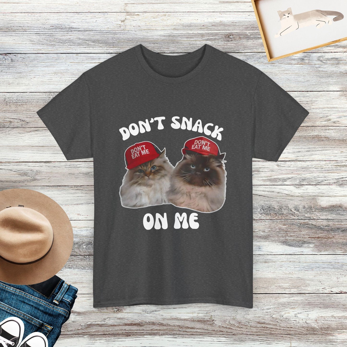 Don't Snack On Me T-Shirt, Funny Cat Lover Shirt