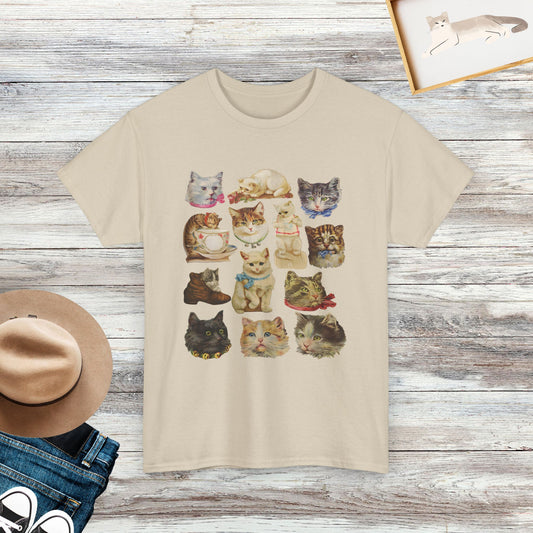 Cottagecore Cat Shirt, Cute Retro Funny Cats Shirt, Cat Lover Gift