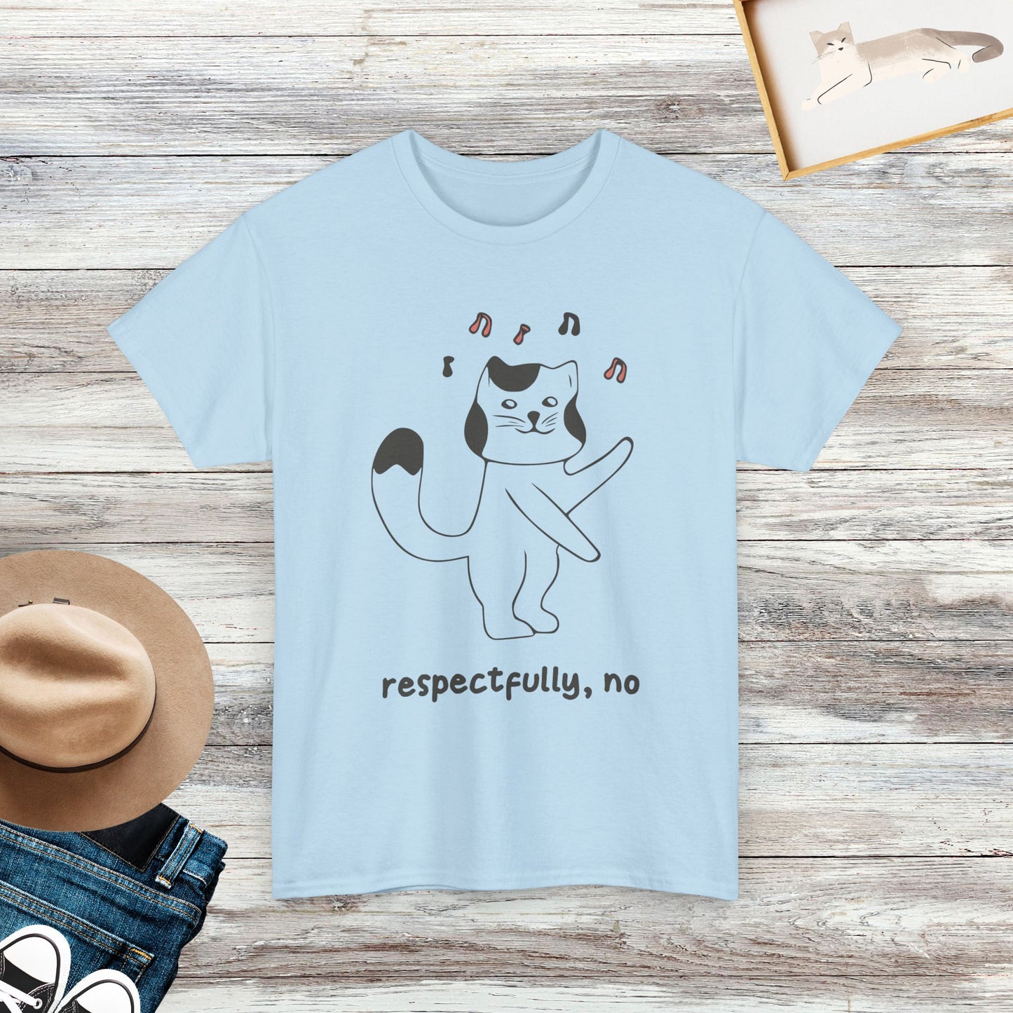 Respectfully, No Funny Cat T-shirt, Cat Lover Shirt