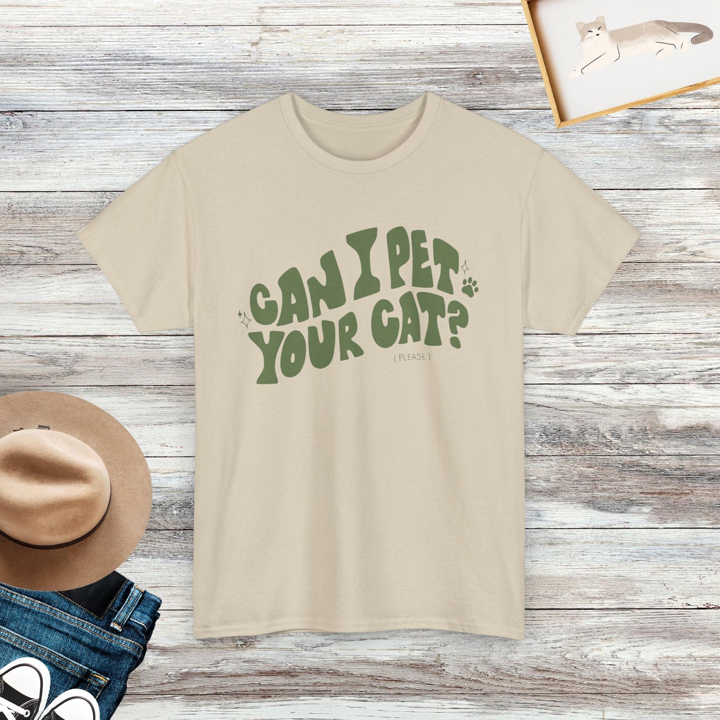 Can I Pet Your Cat Please T-Shirt, Funny Cat Shirt, Gift For Cat lovers