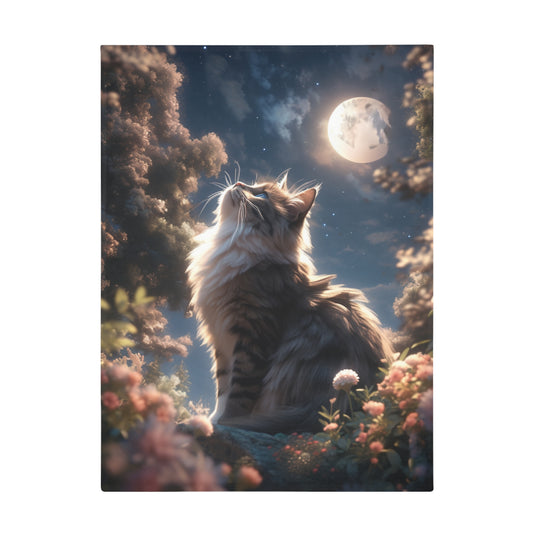 Ragdoll Cat In The Sky Moonlight Blanket, Cat Lover Gift