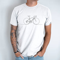 Minimalistic Bicycle Unisex Tshirt
