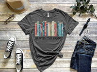 I'm With The Banned, Banned Books Shirt, Banned Books Sweatshirt, Unisex Super Soft Premium Graphic T-Shirt,Reading Shirt. Librarian Shirt