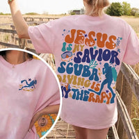 Vacation Bible School 2024 Shirt, Jesus is My Savior Scuba Diving Tshirt, Scuba Diving VBS 2024 Shirt, Vacation Church Camp, Summer VBS