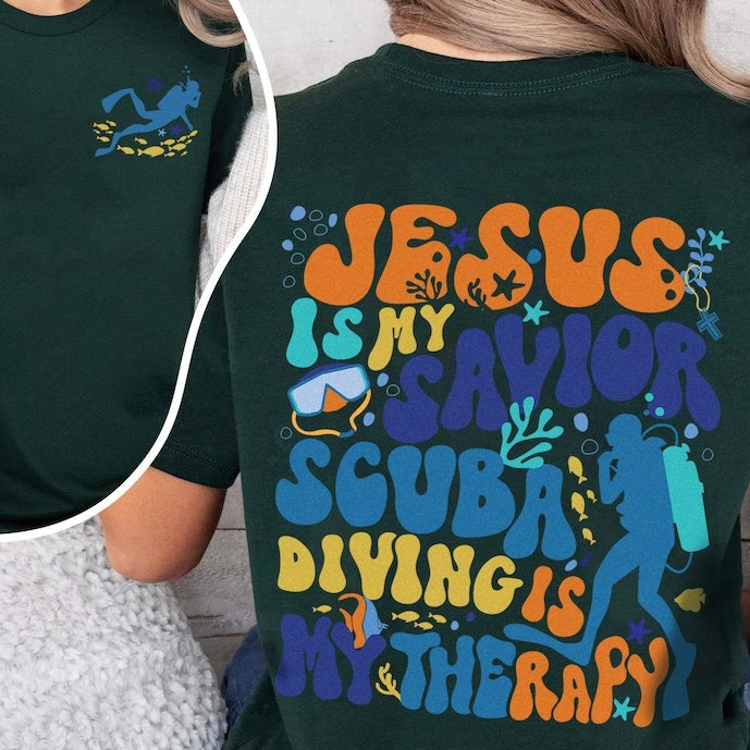 Vacation Bible School 2024 Shirt, Jesus is My Savior Scuba Diving Tshirt, Scuba Diving VBS 2024 Shirt, Vacation Church Camp, Summer VBS