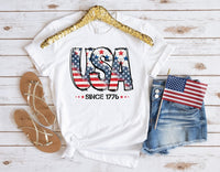 USA Since 1776 Shirt, Fourth Of July shirt, USA shirt, America shirt, Patriotic Flag shirt, Independence Day shirt, USA sweatshirt