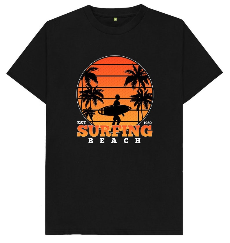 Surfing Beach T Shirt