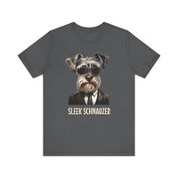 Sleek Schnauzer T-Shirt, Premium Schnauzer Tee, Schnauzer Owner Shirt, Dog Lover Gift, Schnauzer Mom Tee, Dog Mom