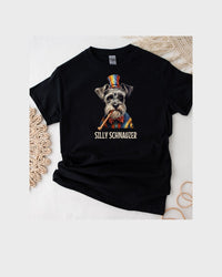 Silly Schnauzer T-Shirt, Premium Schnauzer Tee, Schnauzer Owner Shirt, Dog Lover Gift, Schnauzer Mom Tee, Dog Mom