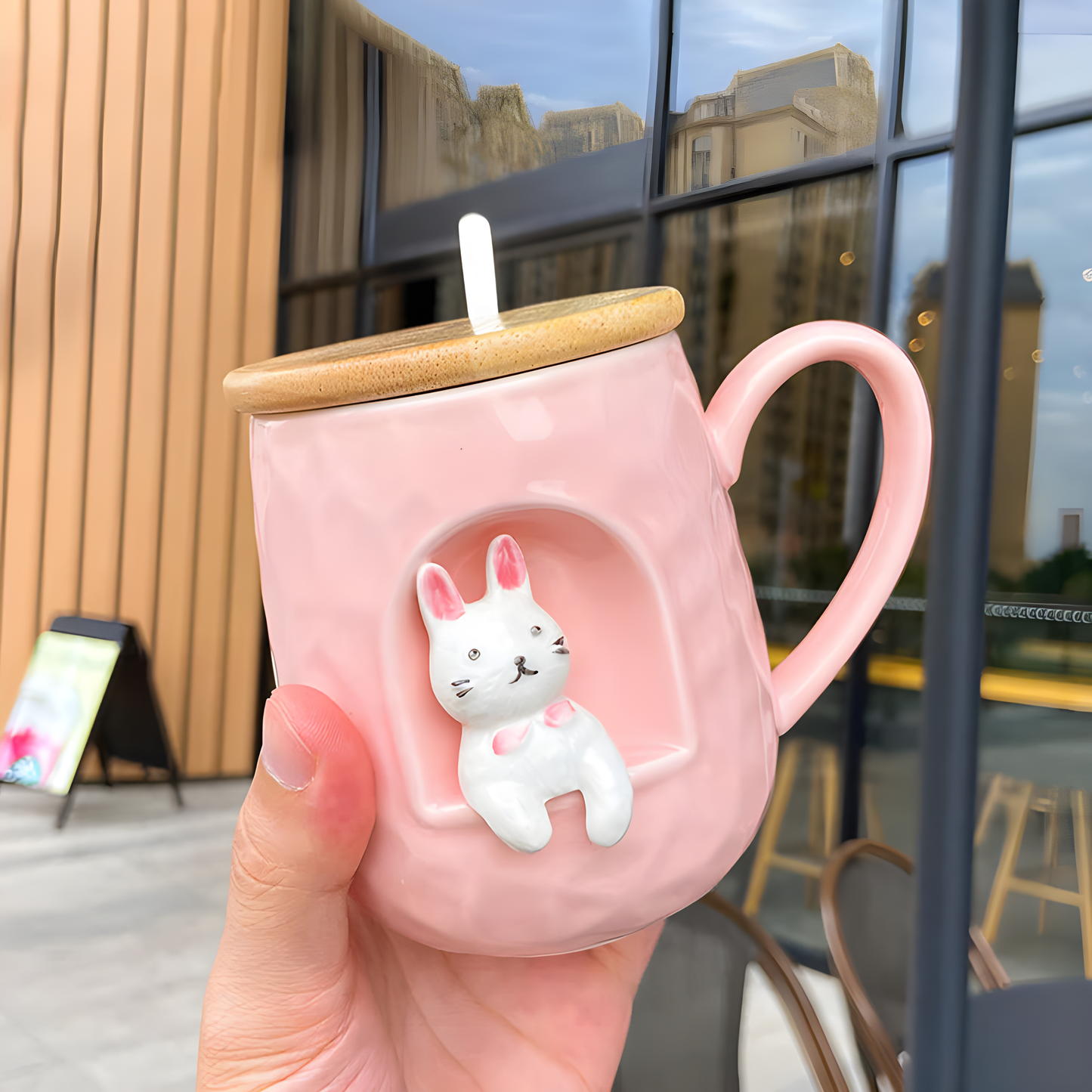 Cute Ceramic Mug, 3D Animal Ceramic Mug, Gift For Animal Lover