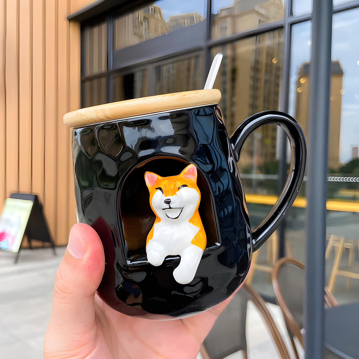 Cute Ceramic Mug, 3D Animal Ceramic Mug, Gift For Animal Lover