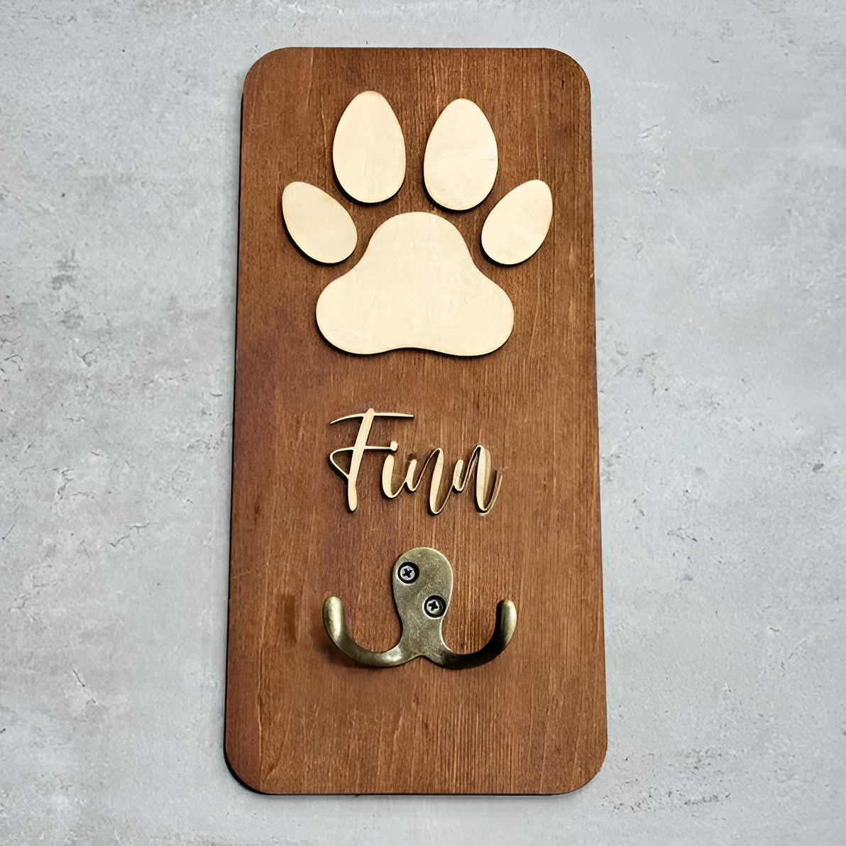 Leash Holder Pet Name Personalized, Custom Pet Key Hanger, Unique Gift For Pet Owners, Pet Lovers