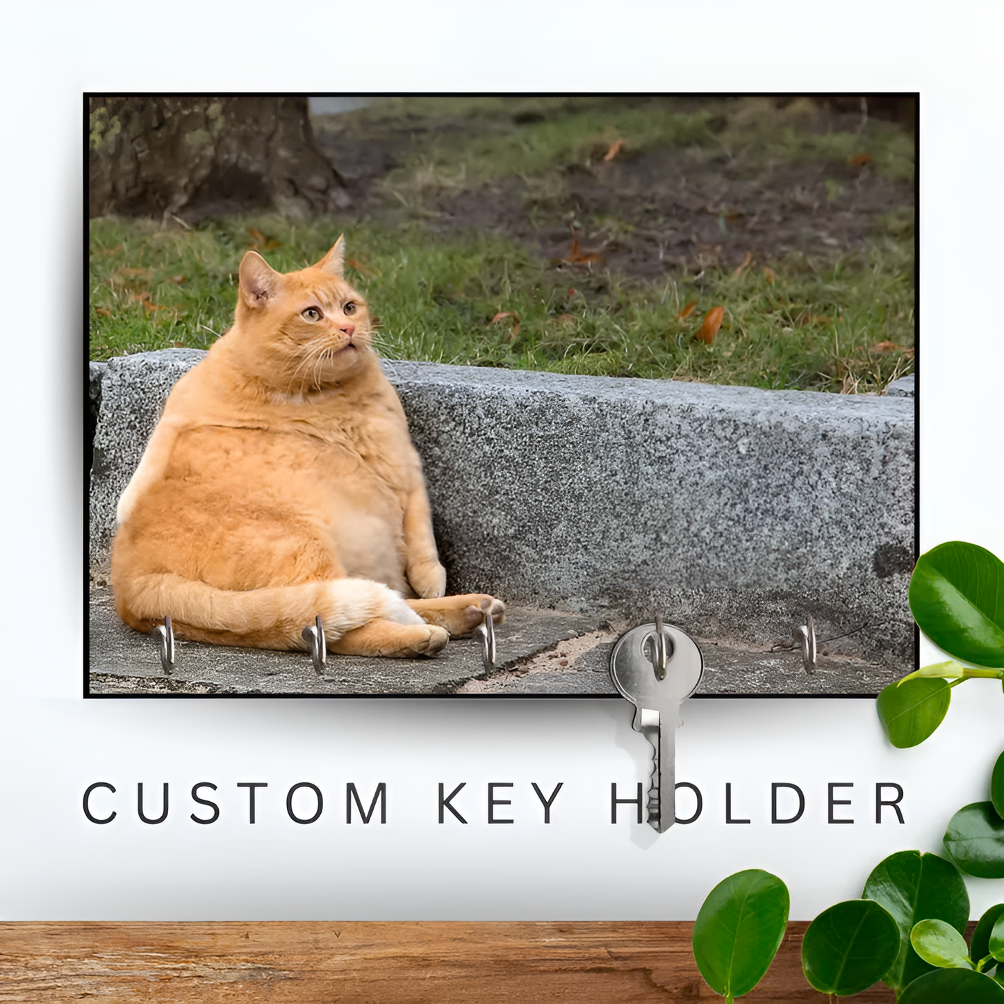 Personalized Pet Photo Key Hanger, Custom Pet Photo Key Hanger, Unique Gift For Pet Owners, Pet Lovers