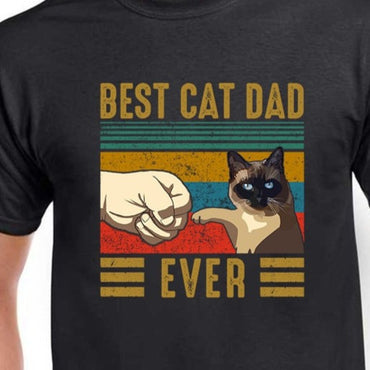 Best Cat Dad Ever t-shirt, Cat Dad shirt, Father's Day Cat Owners Shirt, Gift For Cat Dad Papa - Msix Apparel - T Shirt