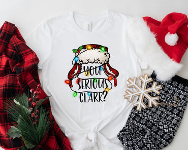 You Serious Clark Shirt, Christmas Family Shirt, Christmas Gift, Christmas Shirt, Holiday Shirt, Christmas Shirt, Family Christmas Shirt - Msix Apparel - White T Shirt
